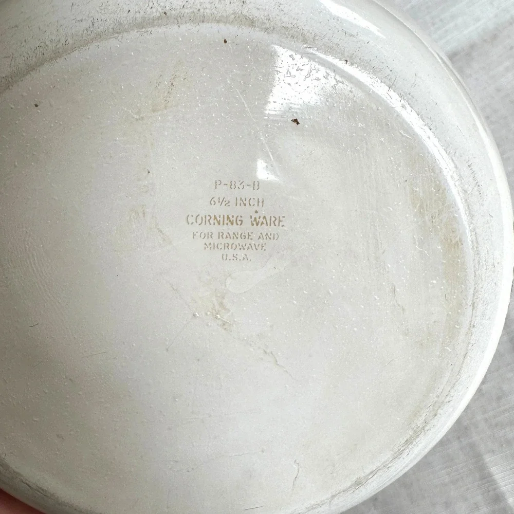 Vintage Corning Ware Spice of Life 3-Piece Set Menuette Skillet Saucepans & LIDS